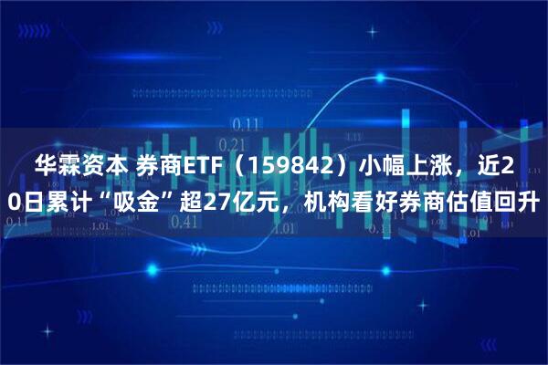 华霖资本 券商ETF（159842）小幅上涨，近20日累计“吸金”超27亿元，机构看好券商估值回升