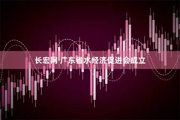 长宏网 广东省水经济促进会成立